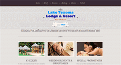 Desktop Screenshot of laketexomalodge.com